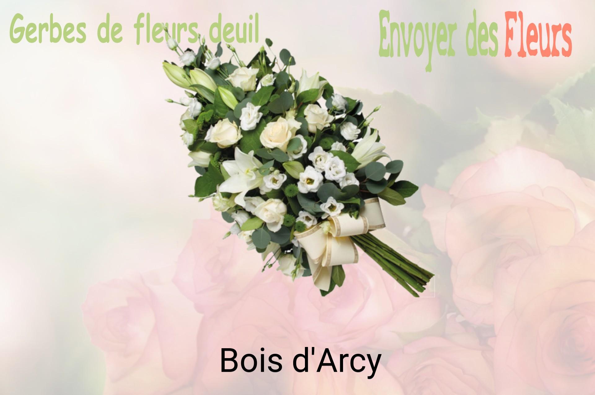 Gerbe de fleurs de deuil livrée à Bois-d'Arcy